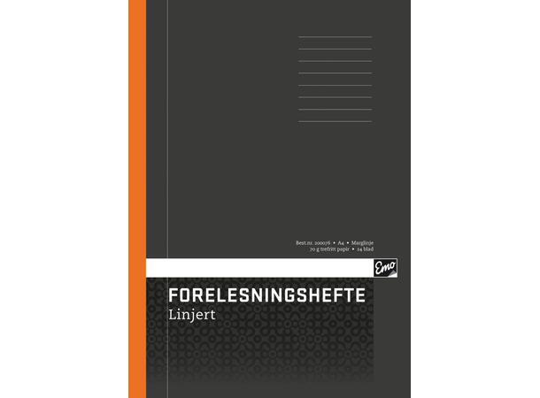 Forelesningshefte EMO A4 lin. marg 24 bl 